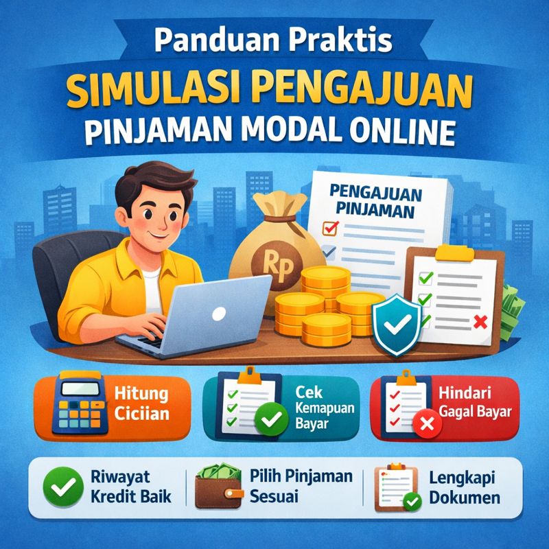 Simulasi Pengajuan Pinjaman Modal Usaha Kecil hingga Menengah